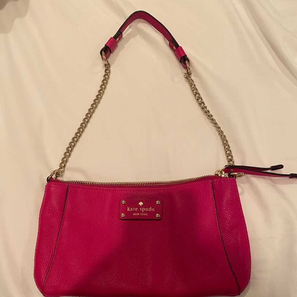 Hot Pink Kate Spade Shoulder Purse